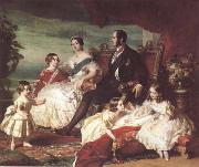 Franz Xaver Winterhalter The Family of Queen Victoria (mk25) France oil painting reproduction